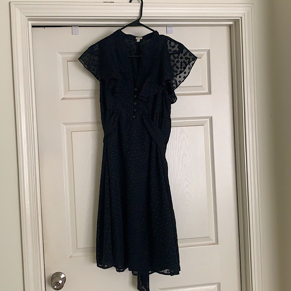 Black Fossil Polka dot dress